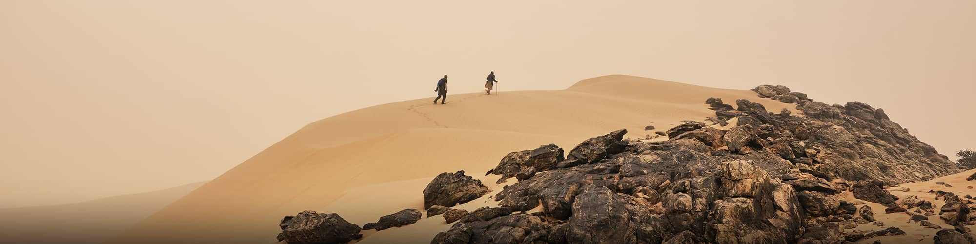 Randonnée avec chameau Mauritanie © MOIRENC Camille / hemis.fr