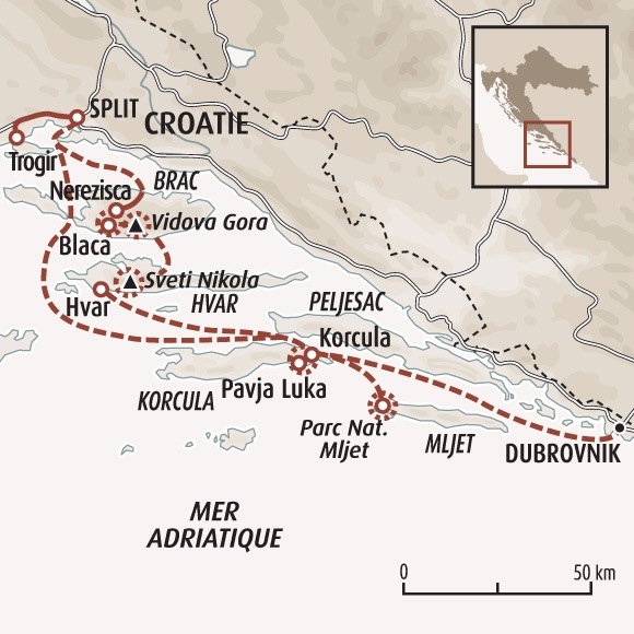 voyage velo croatie