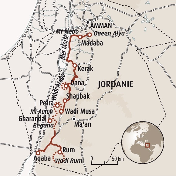 trek jordanie