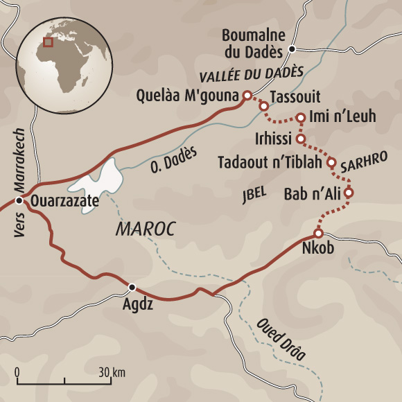 voyage trek maroc