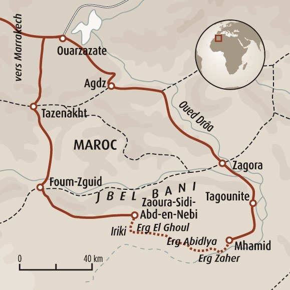 voyage trek maroc