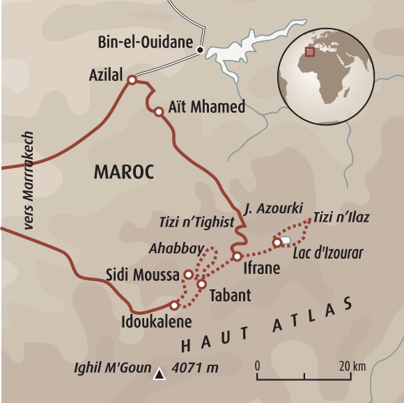 voyage trek maroc