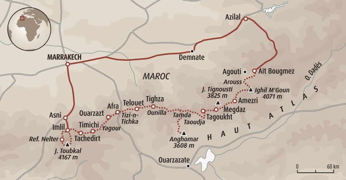 voyage trek maroc