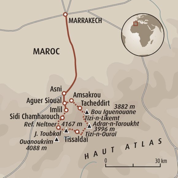 voyage trek maroc