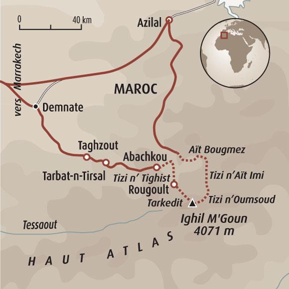 voyage trek maroc