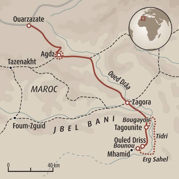 voyage trek maroc