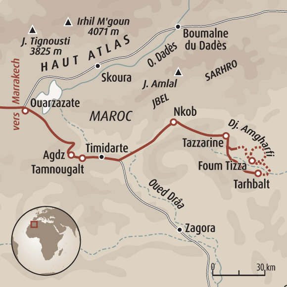 voyage trek maroc