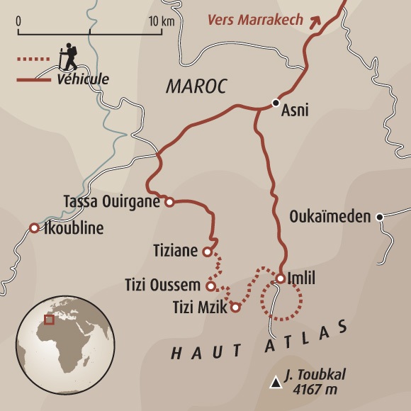 voyage trek maroc