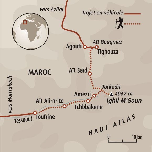 voyage trek maroc