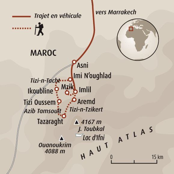 voyage trek maroc