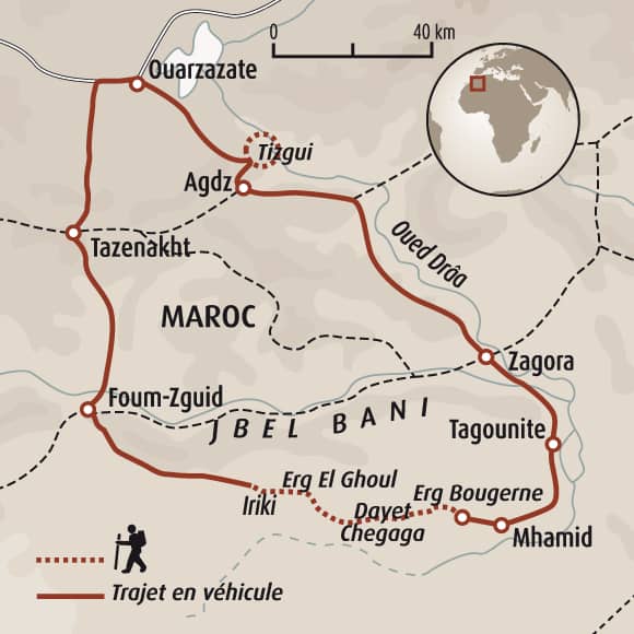 voyage trek maroc