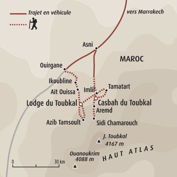 voyage trek maroc