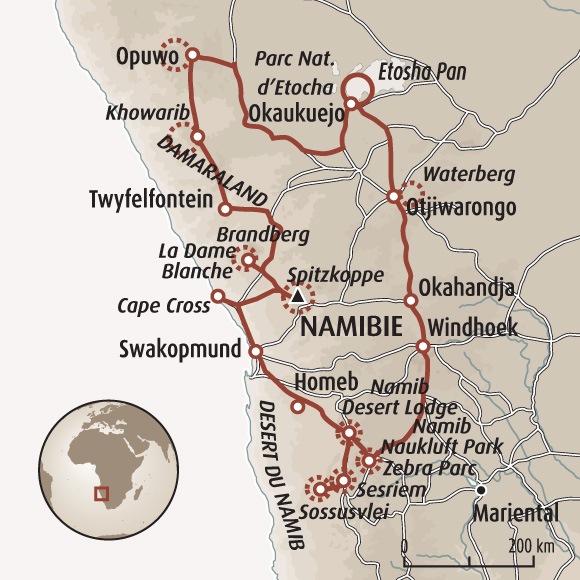 voyage namibie pas cher