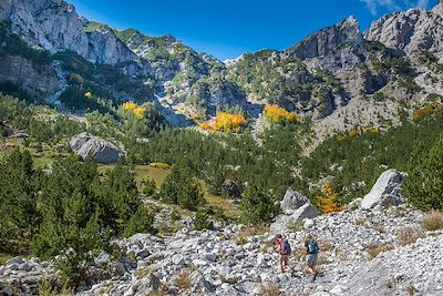 © Christophe Migeon - Montée vers le col de Valbone - Albanie Montée vers le col de Valbone - Albanie