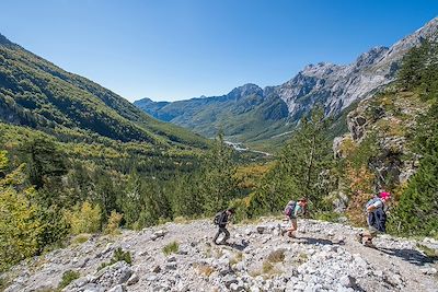 © Christophe Migeon - Montée vers le col de Peja - Albanie Montée vers le col de Peja - Albanie