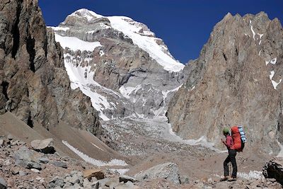 © Carte Blanche - IS / Hemis.fr - Ascension de l'Aconcagua - Province de Mendoza - Argentine Ascension de l'Aconcagua - Province de Mendoza - Argentine