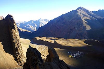 © Paul Le Coz - Confluencia (3400m) - Aconcagua - Argentine Confluencia (3400m) - Aconcagua - Argentine