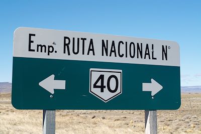 Route nationale 40 entre El Chalten et El Calafate - Patagonie - Argentine