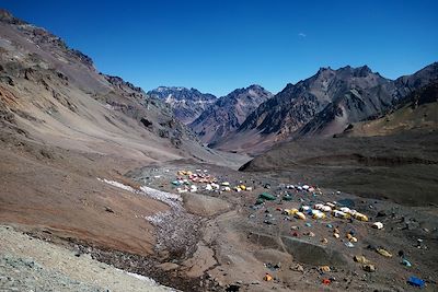 Plaza de Mulas et Vallée Horcones - Aconcagua - Argentine