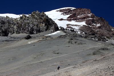 Montée au camp 2 - Ascension de l'Aconcagua - Province de Mendoza - Argentine