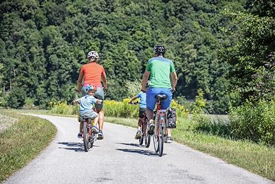 Vélo en famille dans la vallée du Danube - Autriche