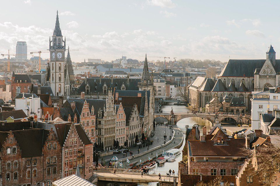 Image Bruges à vélo - Tour des Flandres - Vélo à Gand