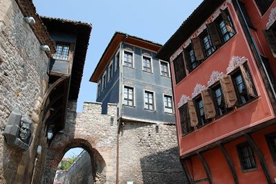 Architecture typique à Plovdiv - Bulgarie