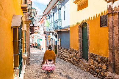© alexmillos / Adobe Stock - Calle Jaen - La Paz - Bolivie Calle Jaen - La Paz - Bolivie