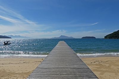 Randonnée vers la plage de Lopes Mendes - Ilha Grande - Brésil