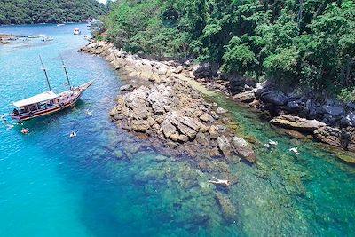 Lagoa Azul - Ilha Grande - Angra dos Reis - Brésil