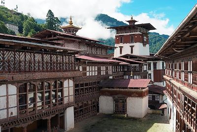 Architecture traditionnelle - Dzong de Trongsa - Bhoutan
