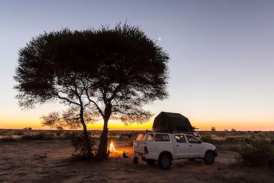 Feu de camp - Botswana