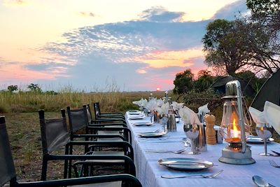 Dîner Okavango - Botswana