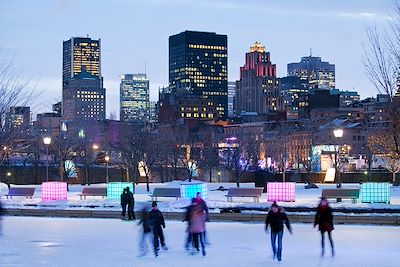 Patinoire Naturelle du Vieux-Port de Montréal - Québec - Canada