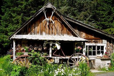 Maison du site de Crow Creek Mine - Girdwood - Alaska - Etats-Unis