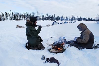 Repas au feu de bois - Québec - Canada