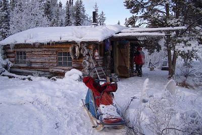 Chalet Coal Lake dans le Yukon - Canada