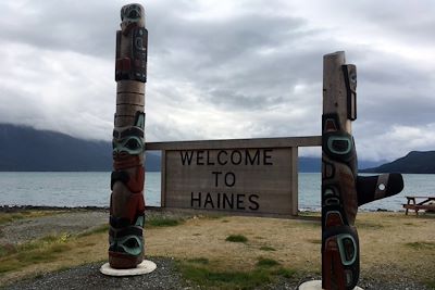 Kayak sur le lac Haines - Alaska