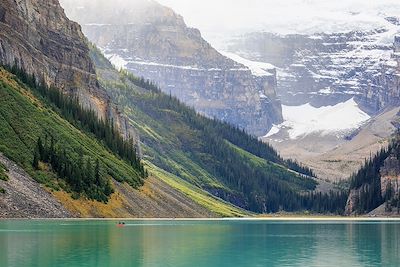Lac Louise et glacier Victoria - Banff - Alberta - Canada
