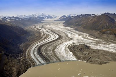 © Nathalie Neyrolles - Glacier - Parc national de Kluane - Yukon - Canada Glacier - Parc national de Kluane - Yukon - Canada