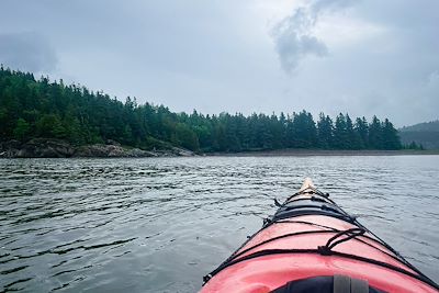 Kayak dans le parc national du Bic - Québec - Canada