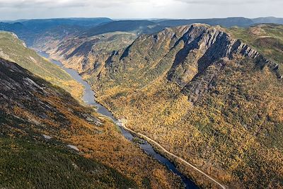 Le parc national des Hautes-Gorges-de-la-Rivière-Malbaie - Région de Charlevoix - Québec - Canada