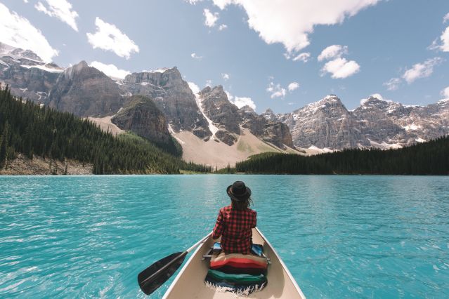 Lac Moraine - Parc national de Banff - Alberta - Canada