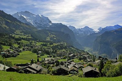 Le village de Wengen - Suisse