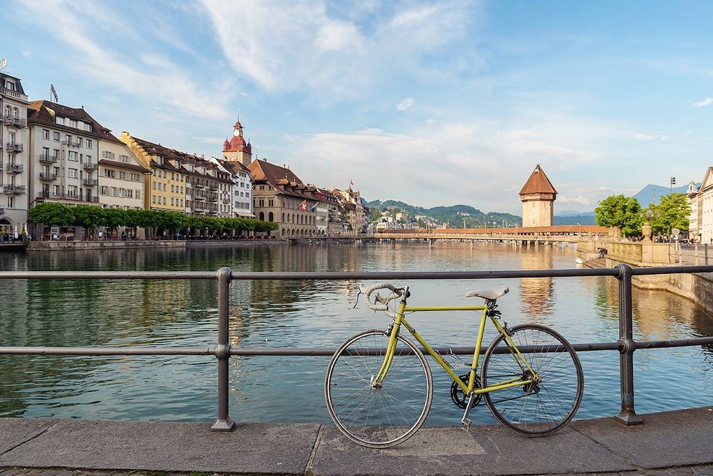 Voyage La route des lacs de Montreux à Lucerne à vélo