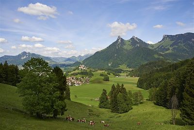 Paysage de la Gruyère - Suisse