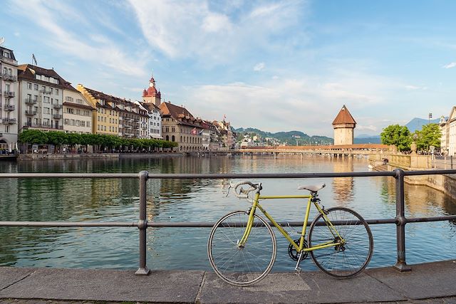 Voyage La route des lacs de Montreux à Lucerne à vélo