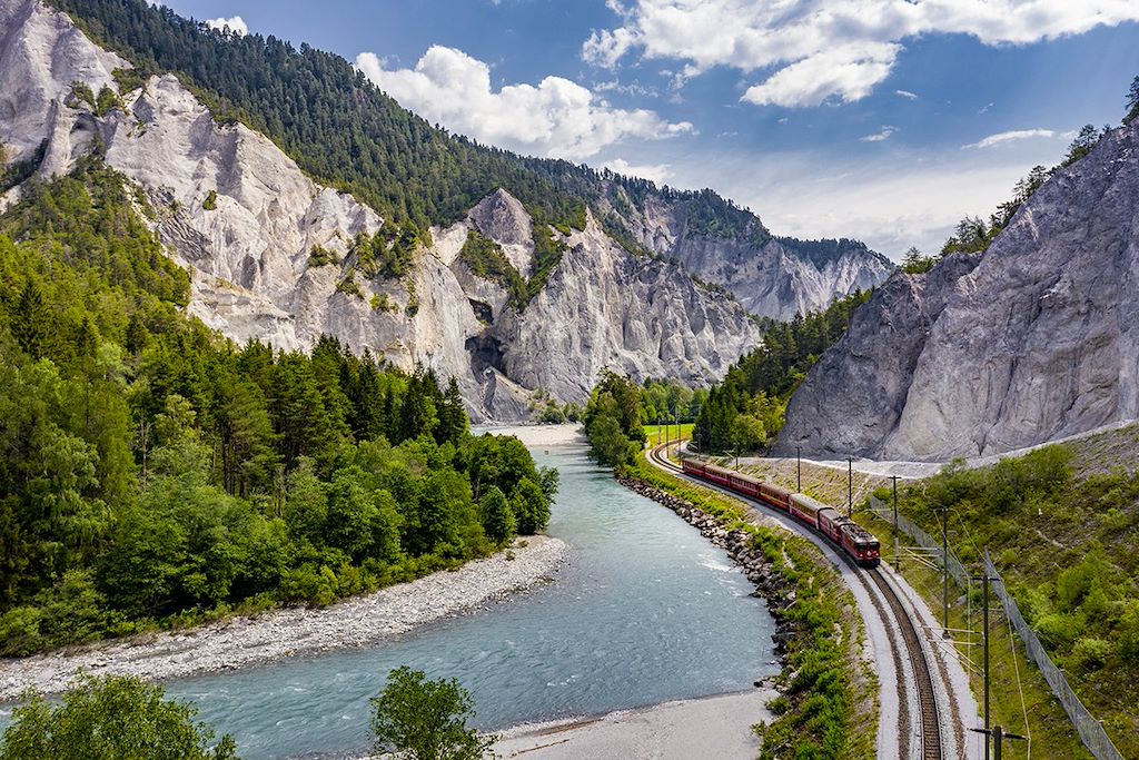 Image Glacier express - Train Centovalli - Rando Tessin - Train Bernina