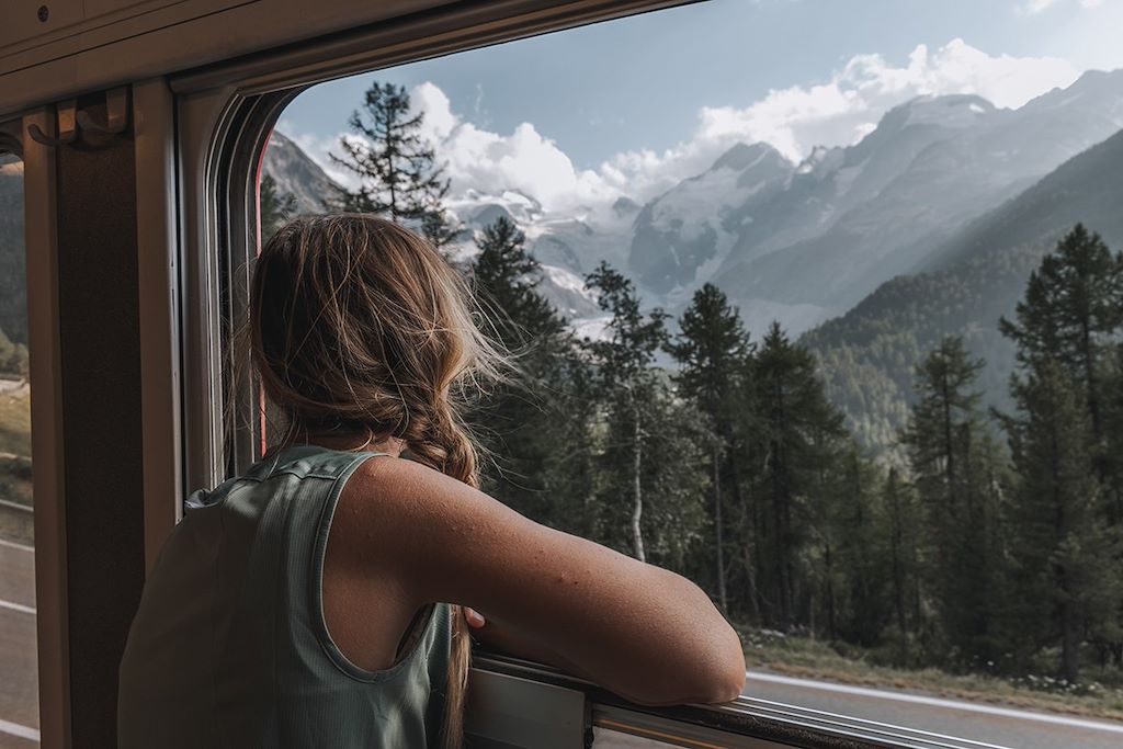 Image Glacier express - Train Centovalli - Rando Tessin - Train Bernina