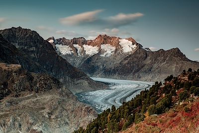 © Switzerland Tourism / Jan Geerk - Glacier d'Aletsch avec le Wannenhorn en arrière-plan - Suisse Glacier d'Aletsch avec le Wannenhorn en arrière-plan - Suisse